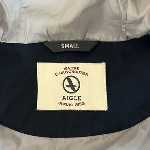 Aigle Two-Tone Jacket with Logo Patch